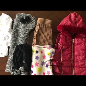 2t toddler girl fall/winter bundle